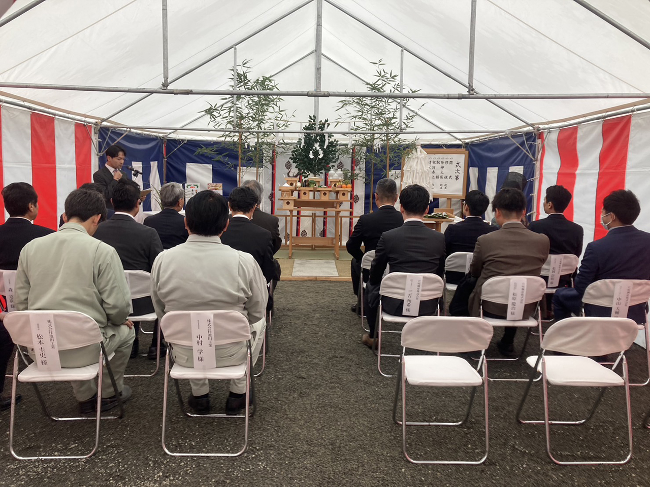 (仮称)アルファステイツ滑石Ⅱの安全祈願祭を実施しました。